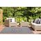 World Rug Gallery Medallion Design Indoor/Outdoor Area Rug 7'10'' x 10 Blue 415BLUE8X10 - alternate 3